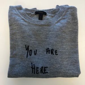 “You Are Here” Sweater